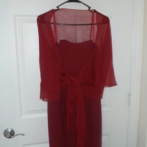 Jill Stewart Dress Size 10 Color Wine